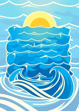 OCEAN WAVE VECTOR by Taufan Heriyansyah