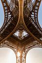 Eiffeltoren in Parijs bij zonsondergang van Werner Dieterich thumbnail