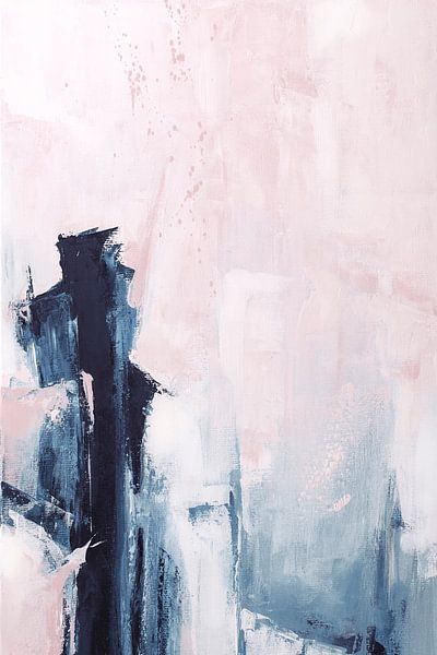 pink and navy by Ela Szczepaniak