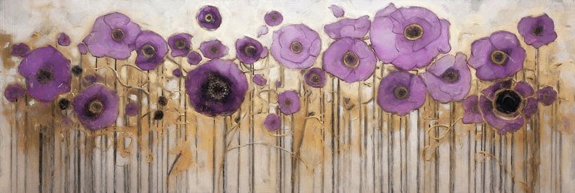 Purple Flower Splendour by Whale & Sons