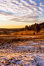 Korte wandeling bij zonsondergang naar de Ruppberg bij Zella-Mehlis - Thüringen - Duitsland van Oliver Hlavaty thumbnail
