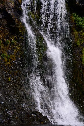Splash 2, Detailansicht des Wasserfalls im Gjain-Tal in Island