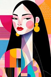Modern beauty in colours by Poster Art Shop