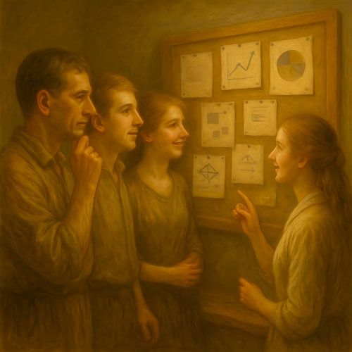 De Visionairs – AI Classica – Mensen aan het werk – Kunst voor bedrijven