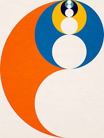 ART ABSTRAIT GÉOMÉTRIQUE MODERNE ET COLORÉ sur Online Arts