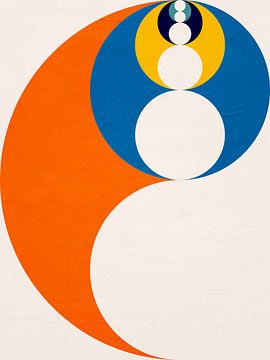 MODERN COLOURFUL GEOMETRIC ABSTRACT ART