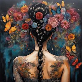 Malen von Schmetterlingen 66.43 von Blickfänger Gemälde