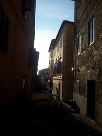 Straatje in Sienna 2  by addy de meij