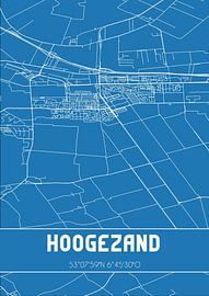 Blaupause | Karte | Hoogezand (Groningen) von Ortsdrucke