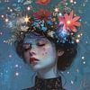 Cosmos Woman | Stardust Dreams sur Peinture Abstraite