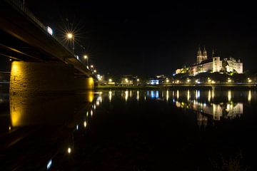 Meissen at night van Andreas Müller