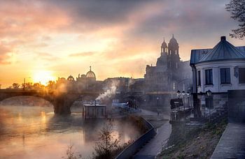 Dresden in Nebel