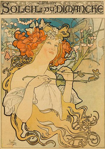 Soleil du Dimanche door Alphonse Mucha