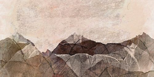 Zen Bergen van FRESH Fine Art