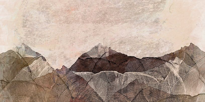 Zen Mountains by FRESH Fine Art