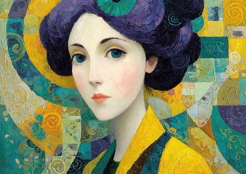 Portrait de femme | Portrait moderne d'une femme