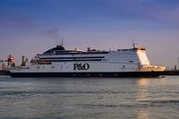 Pride of Hull bei Sonnenuntergang