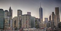 New York Skyline van John ten Hoeve thumbnail
