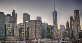 New York Skyline van John ten Hoeve