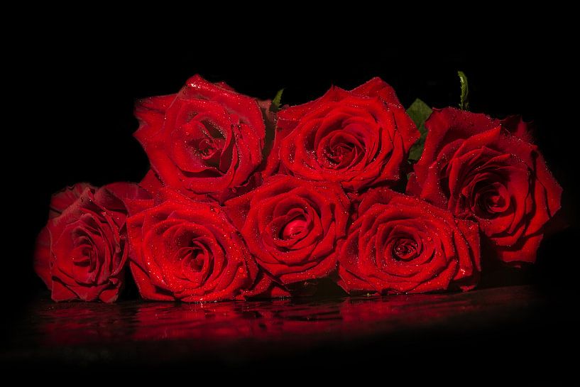 Bunch of roses by Herbert Seiffert