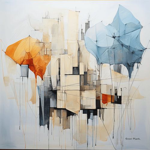 abstract colour palette