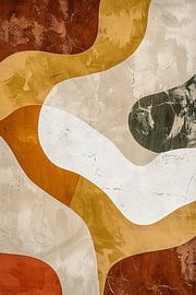 Weiche Linien – Zeitgenössische Abstraktion von Poster Art Shop