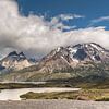 Meer in Torres del Paine van Trudy van der Werf