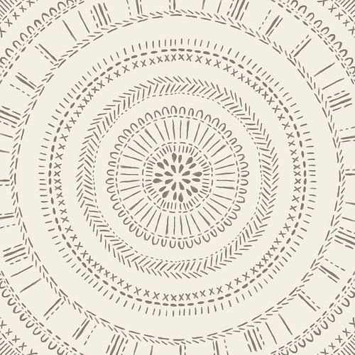 Moderner Boho - Afrikanischer Native Print