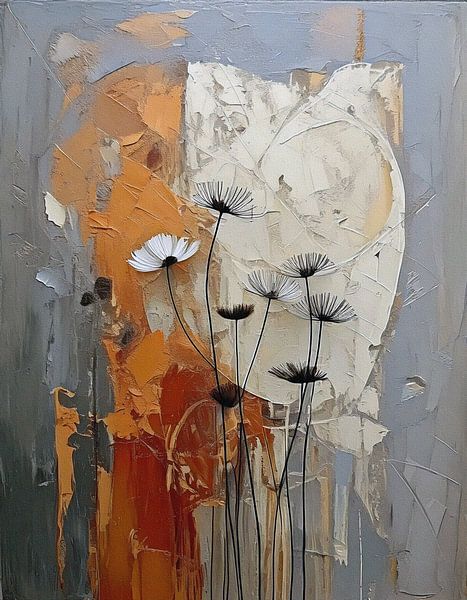 Abstrakt - Mauerblümchen von Moonheart Artworks