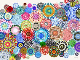 Collection d'œuvres d'art Mandala N1 sur Design Urbano