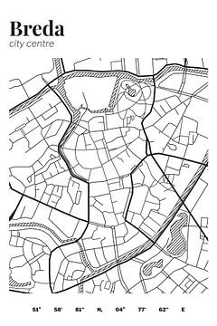 City map of Breda