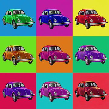 9  Volkswagen pop art