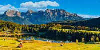 Geroldsee und Karwendelgebirge von Walter G. Allgöwer Miniaturansicht