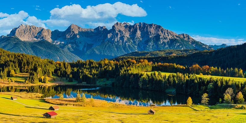 Geroldsee und Karwendelgebirge von Walter G. Allgöwer