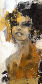 Portrait moderne d'une femme 