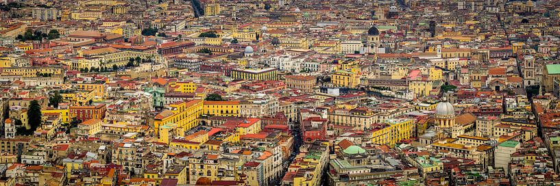Naples, vue du Castel Sant 'Elmo par Teun Ruijters