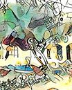 Kandinsky meets Arles, motif 5 by zam art thumbnail