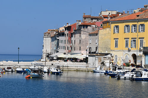 Rovinj from the pier