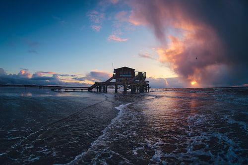 Abendstimmung an der Nordsee – St. Peter-Ording