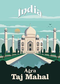 Travel to Taj mahal by Lixie Bristtol