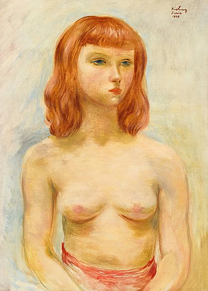 Moïse Kisling - Young blonde woman (1947) by Peter Balan