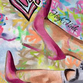 High Heels | High heels and graffiti by Wil Vervenne