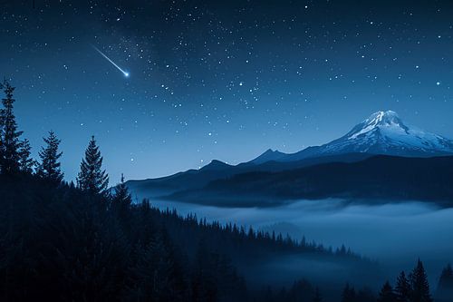 Zilveren nacht magie