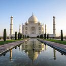 Taj Mahal spiegelt sich im Wasser von Niels Eric Fotografie Miniaturansicht