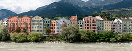 Maisons colorées d'Innsbruck.