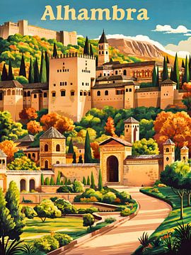 Bezaubernde Ansichten der Alhambra