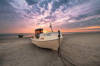 Coucher de soleil sur la mer