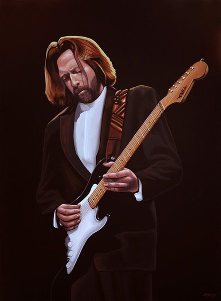 Eric Clapton Malerei von Paul Meijering
