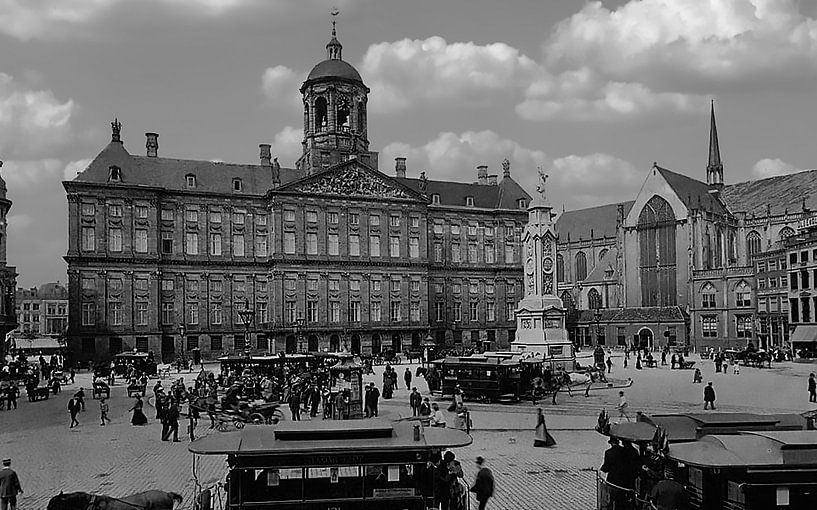 Historic Amsterdam the Dam by Brian Morgan