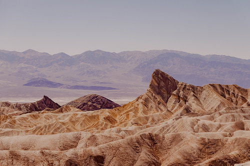 Les couleurs douces de la Death Valley